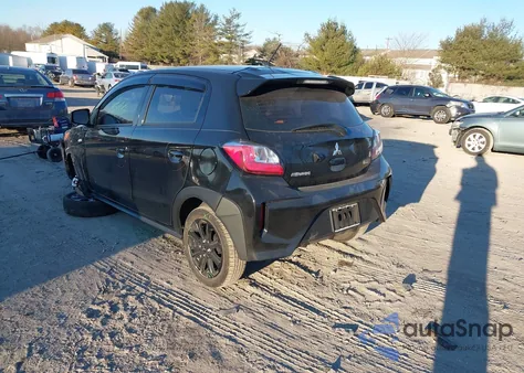 2023 Mitsubishi Mirage Black Edition z USA, uszkodzony, nr VIN ML32AWHJ5PH005103